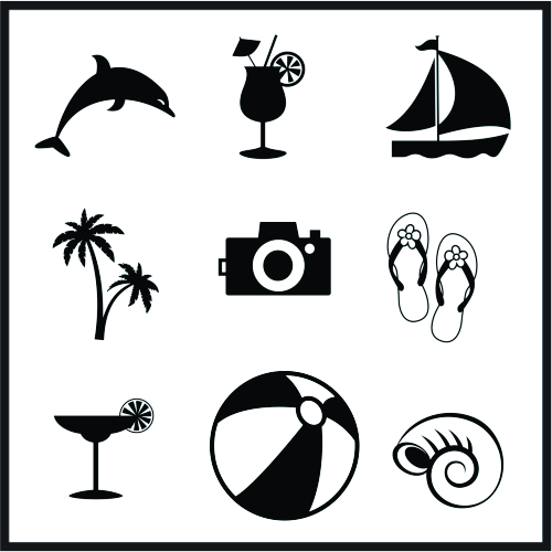 Summer Vacation Vector File