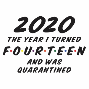 2020 the year I turned 14 and was quarantined vector