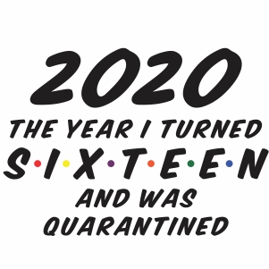 2020 the year I turned 16 and was quarantined svg file