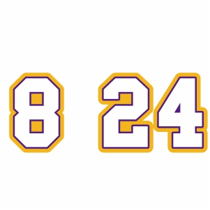 Kobe Bryant Jersey Logo Vector