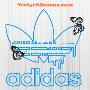 Adidas Drip Butterfly Svg