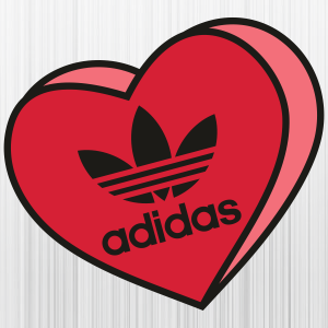 Adidas Love Heart  Svg
