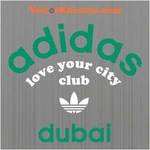 Adidas Love Your City Club Dubai Svg