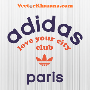 Adidas Love Your City Club Paris Svg