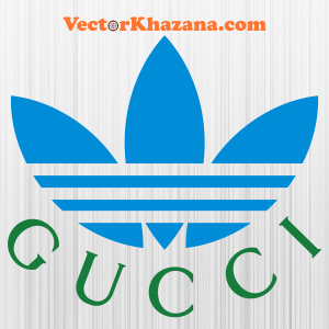 Adidas Mix Gucci Logo Svg