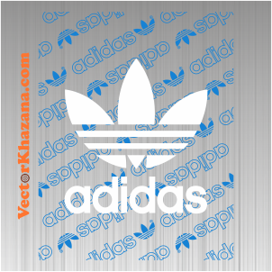 Adidas Seamless Pattern With Logo Svg