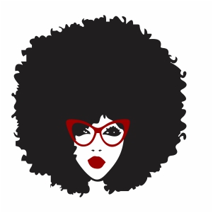 Girl with afro png
