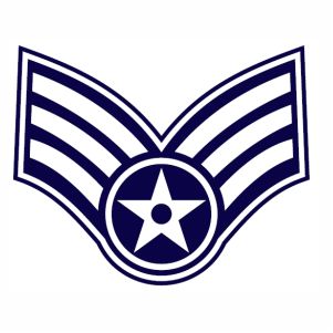 Air Force Senior Airman Rank svg