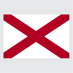 Alabama flag vector file