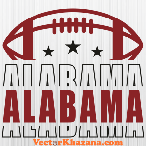 Alabama Crimson Tide Football Svg