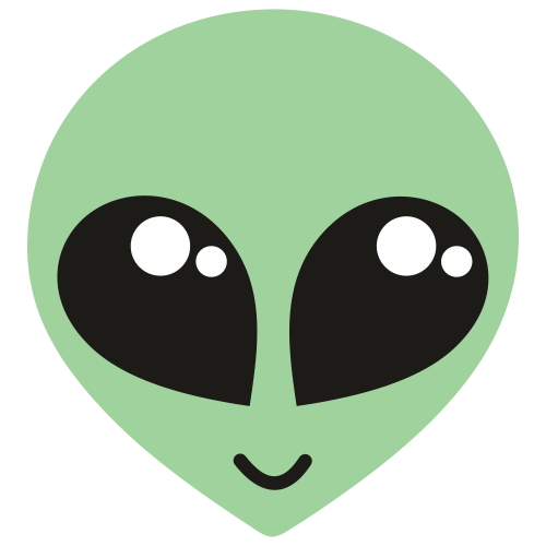 Alien Face SVG