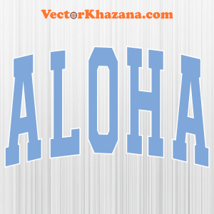 Aloha Letter Svg