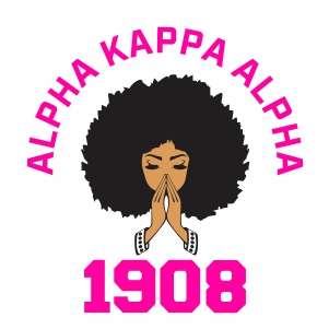 Alpha Kappa Alpha Woman 1908 Svg