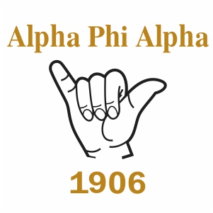 Alpha Phi Alpha Hand sign Vector