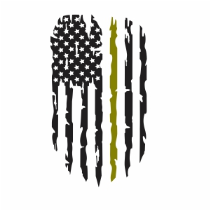 Distressed Military Flag Vector