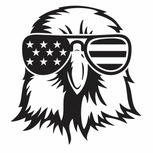 American bird Head svg file