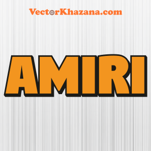 Amiri Brand Logo Svg