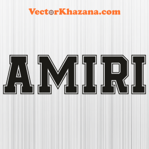 Amiri Letter with Outline Svg