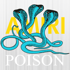 Amiri Poison Yellow Svg