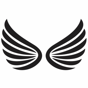 Beautiful Angel Wings Svg