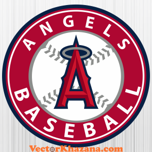 Angels Baseball Svg