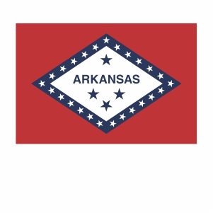 Arkansas flag vector file