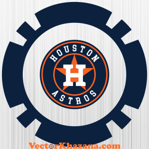 Houston Astros Cut Circle Svg