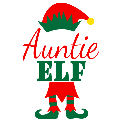 Auntie Elf Svg