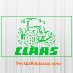 Claas Tractor Svg