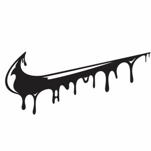 Drip Nike Logo Vector