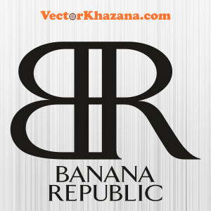 Banana Republic Black And White Svg