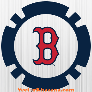 Boston Red Sox Cut Circle Svg