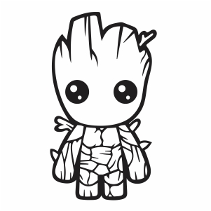 Baby Groot vector