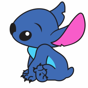 little Baby Stitch vector