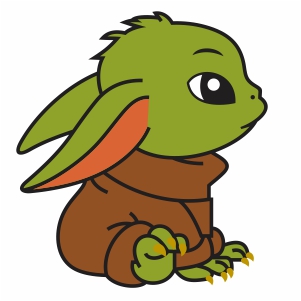 Baby Yoda vector