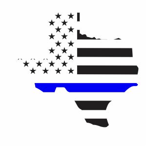 Back The Blue Texas Svg