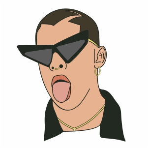 Bad Bunny Svg