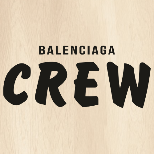 Balenciaga Crew Svg