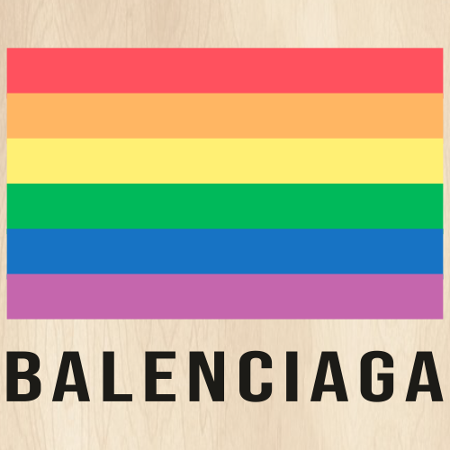 Balenciaga LGBTQ Logo Svg