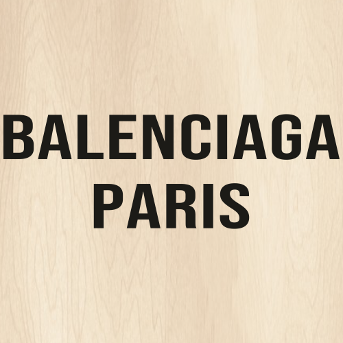 Balenciaga Paris Black Svg