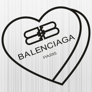 Balenciaga Paris Heart Logo Svg