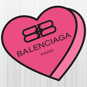 Balenciaga Paris Heart Svg