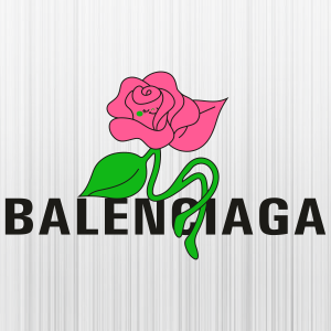 Balenciaga with Flower Svg