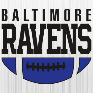 Baltimore Ravens Ball Svg
