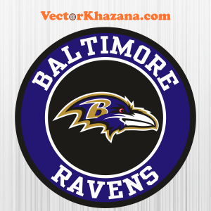 Baltimore Ravens Circle Svg