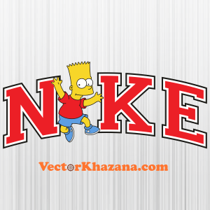 Nike Bart Simpson Svg