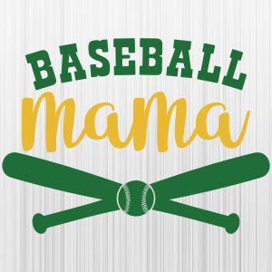 Baseball Mama Colour Svg
