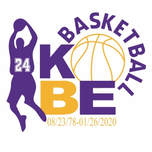 Kobe Bryant Basketball Player Svg