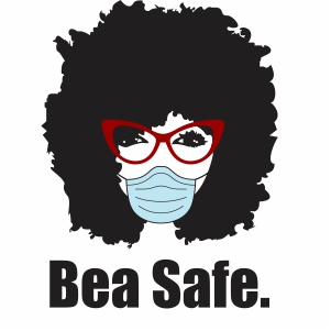 Girls Mask Bea Safe svg file
