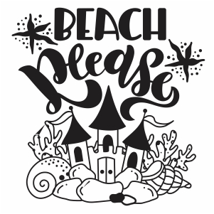 Beach Please Logo Vector